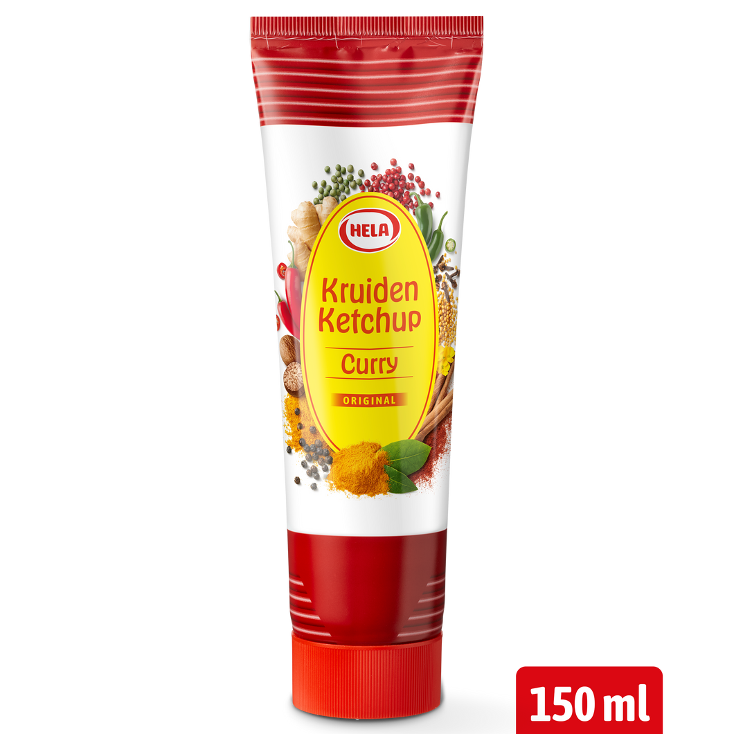 Hela Kruiden Ketchup Curry Original 150 ml