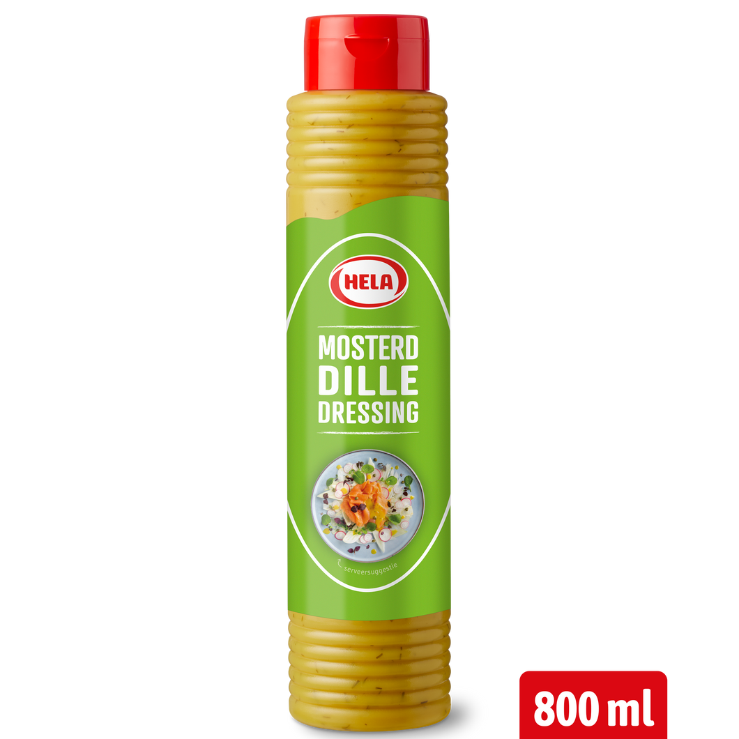Hela Mosterd-Dille Dressing 800 ml