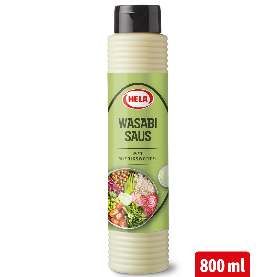 Hela Wasabisaus met Mierikswortel 800 ml