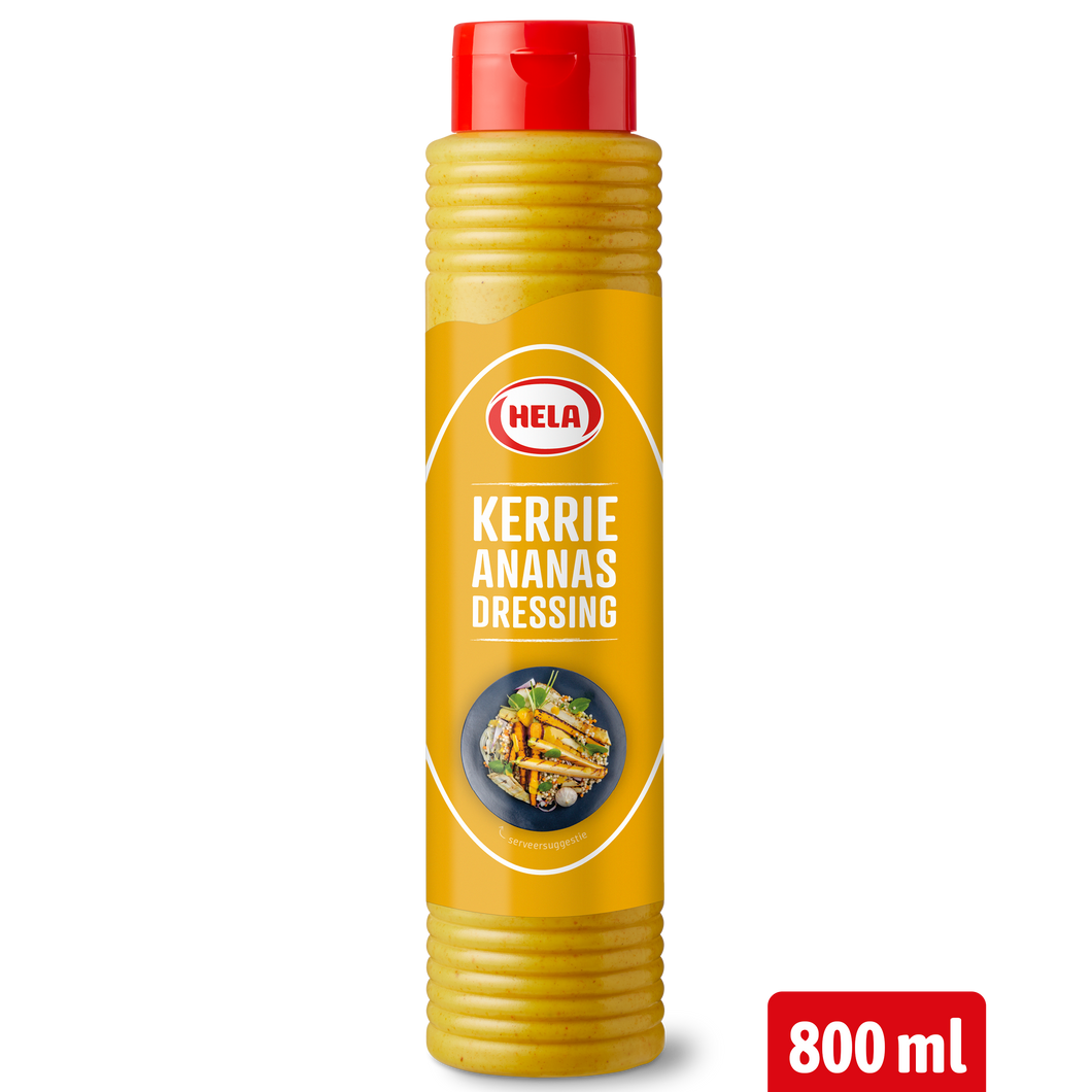 Hela Kerrie-Ananas Dressing 800 ml