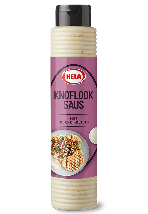 Hela Knoflooksaus met Groene Kruiden 800 ml