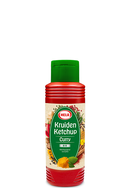 Hela Kruiden Ketchup Curry Bio 300 ml