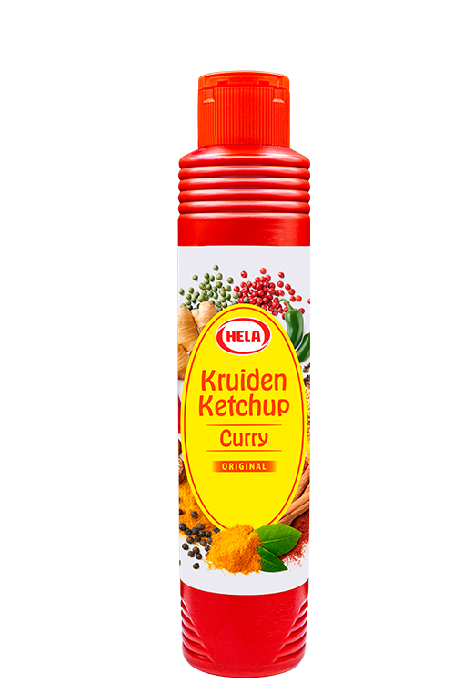 Hela Kruiden Ketchup Curry Original 500 ml