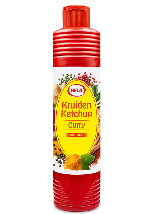 Hela Kruiden Ketchup Curry Original 800 ml
