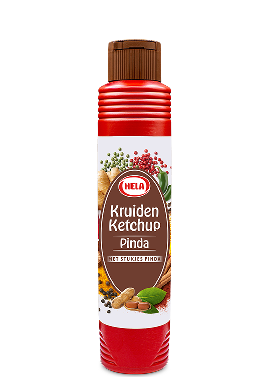 Hela Kruiden Ketchup Pinda 500 ml
