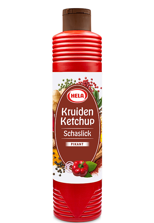Hela Kruiden Ketchup Schaslick Pikant 800 ml